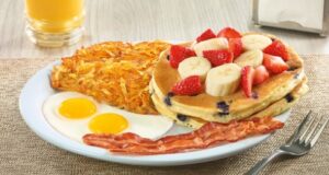Double Berry Pancake Breakfast